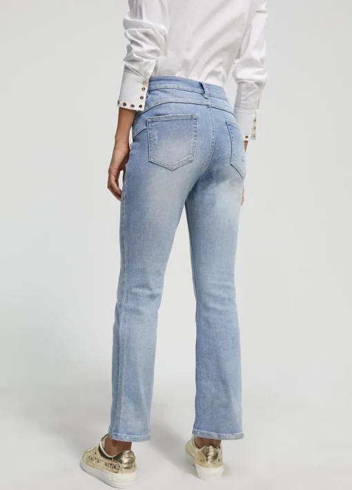 Jeans efecto tornasolado