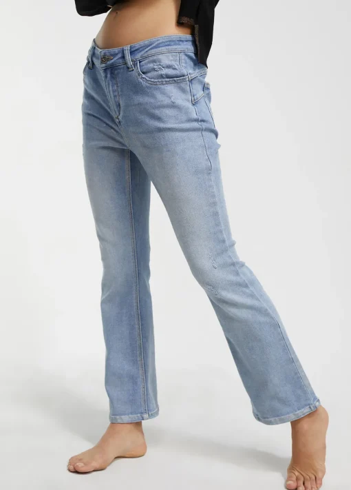 Jeans efecto tornasolado