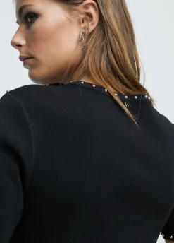 Jersey de punto tachas