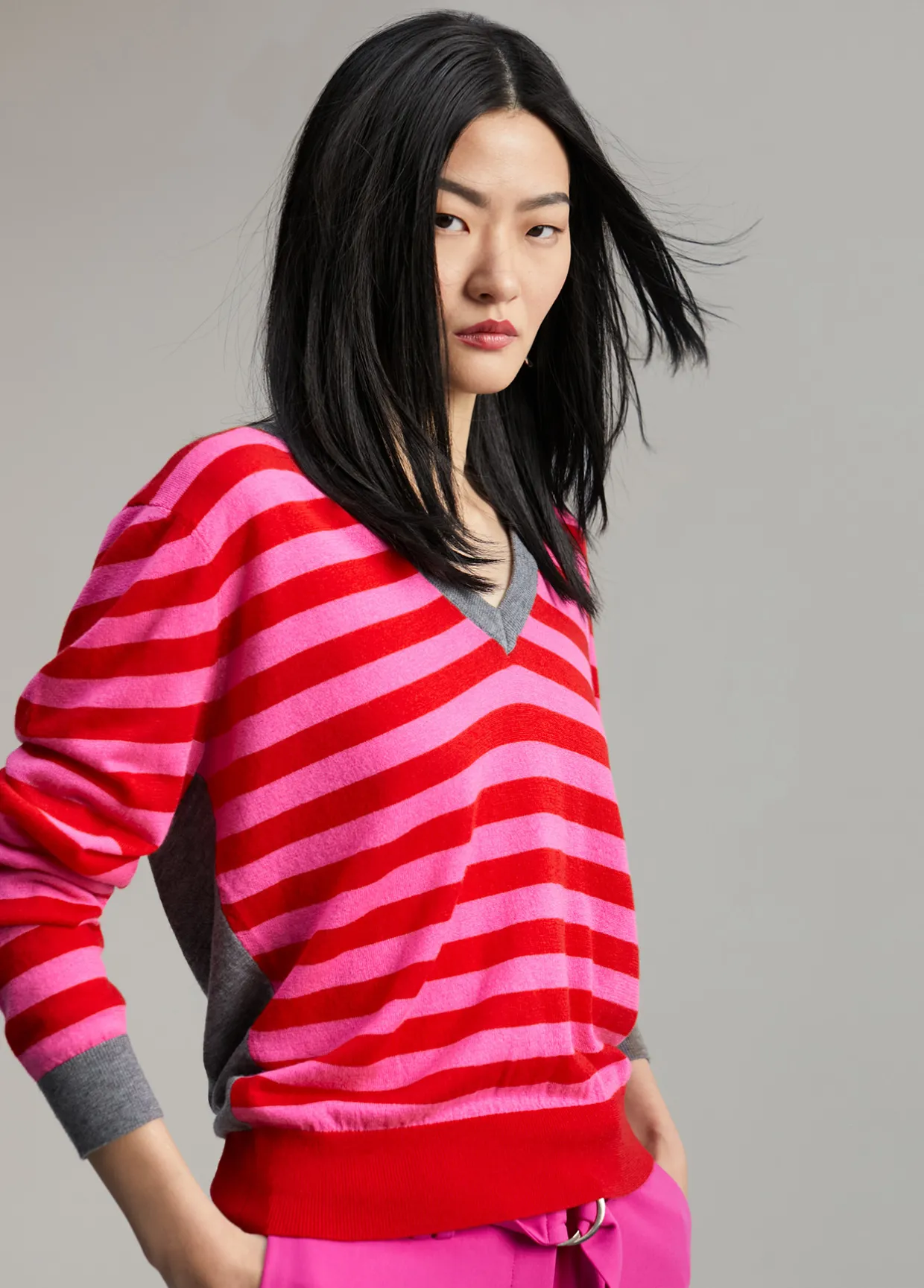 Jersey rayas bicolor