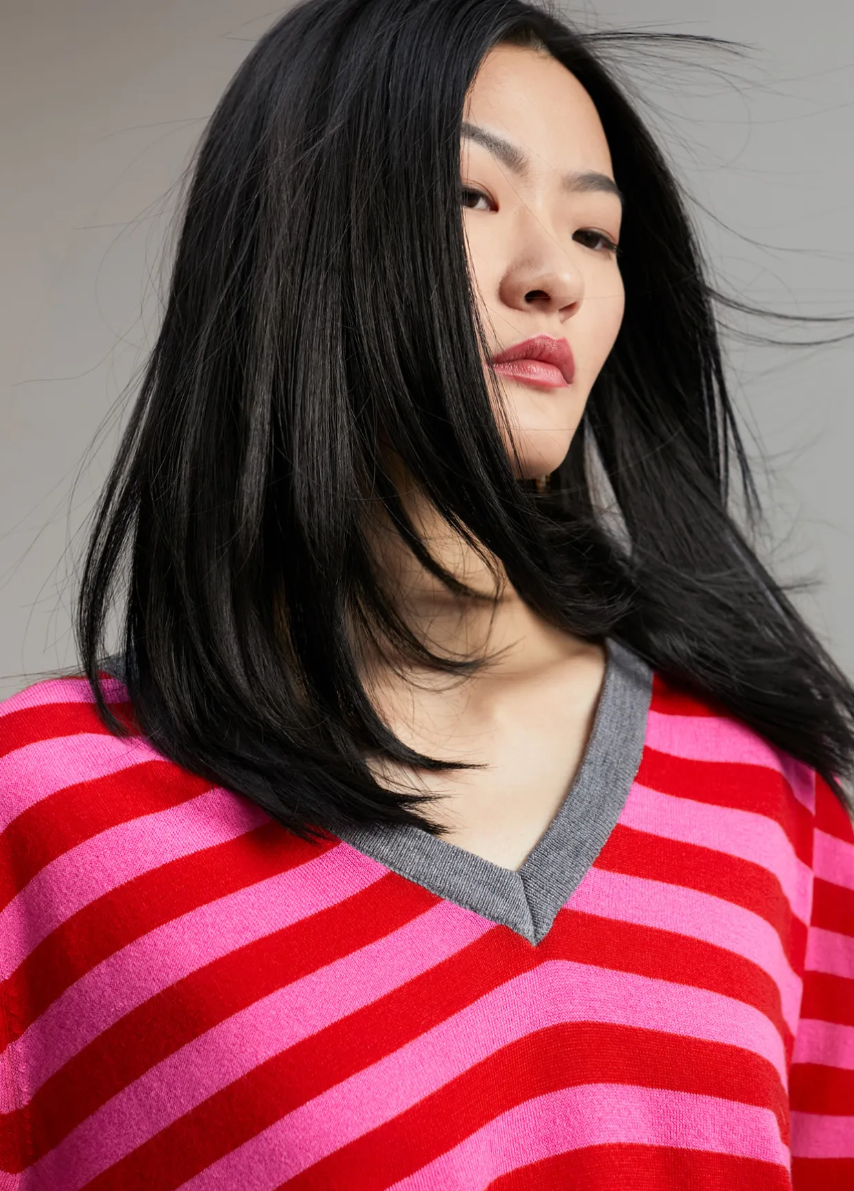 Jersey rayas bicolor