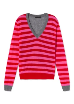 Jersey rayas bicolor