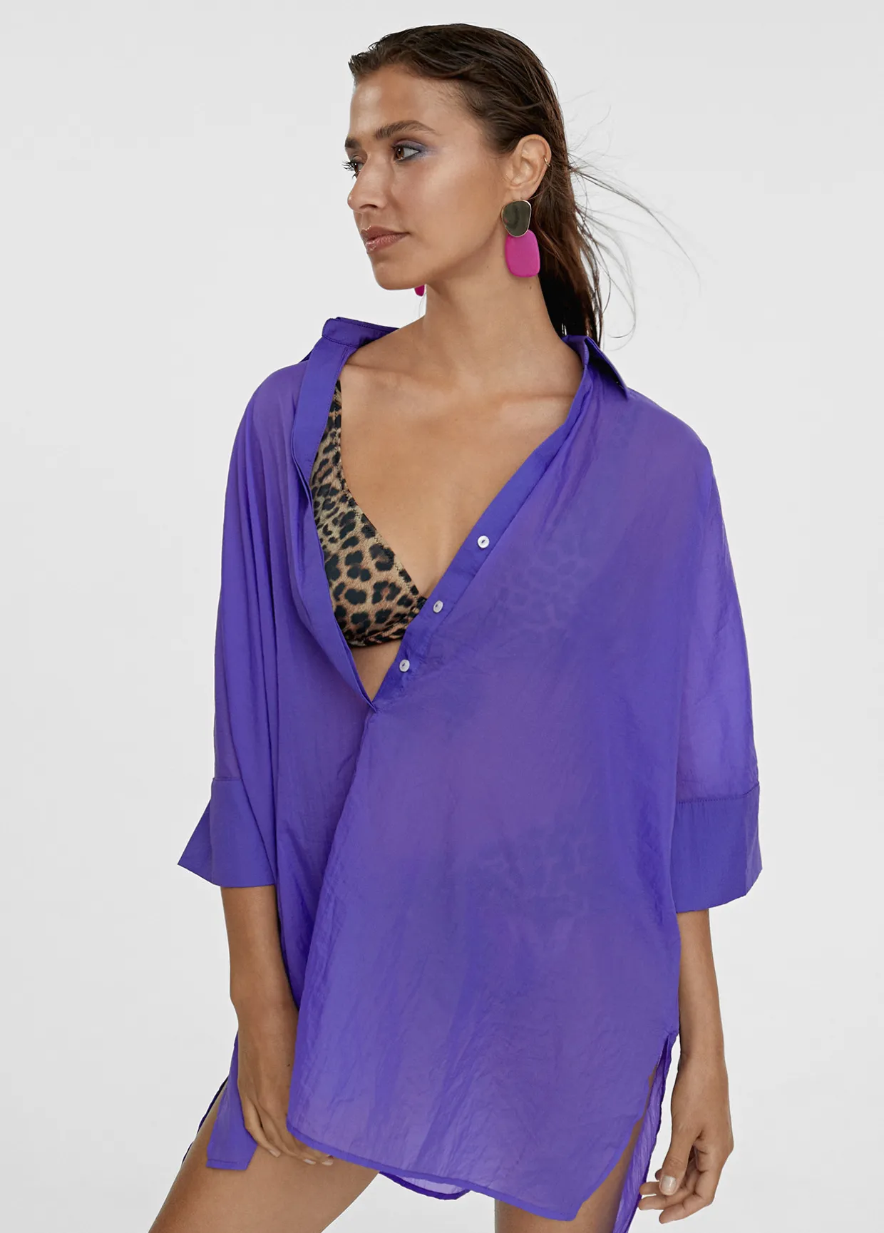 Kaftan corto kimono