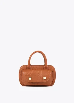 Mini bandolera con logo grabado