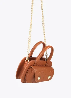 Mini bandolera con logo grabado