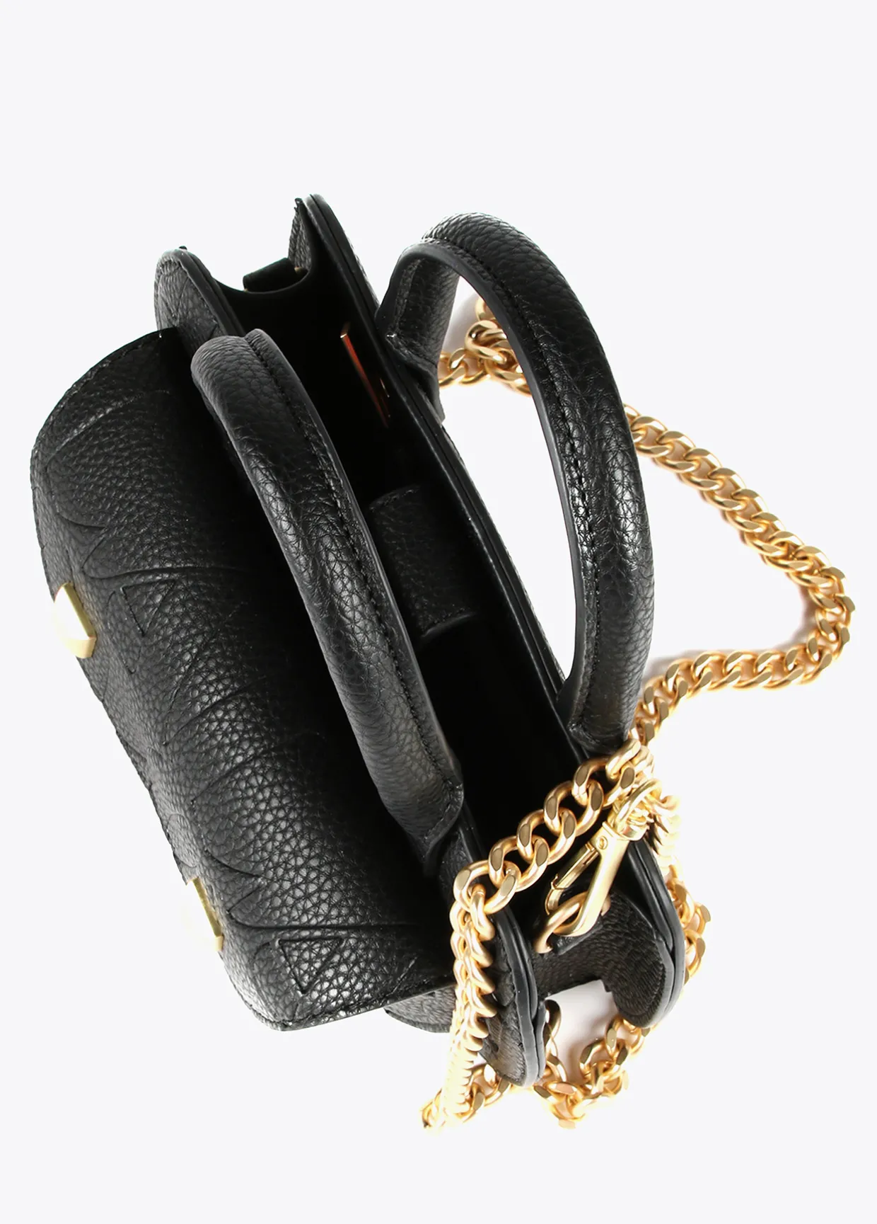 Mini bandolera con logo grabado