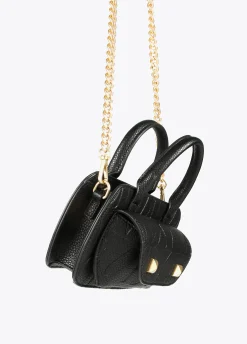 Mini bandolera con logo grabado