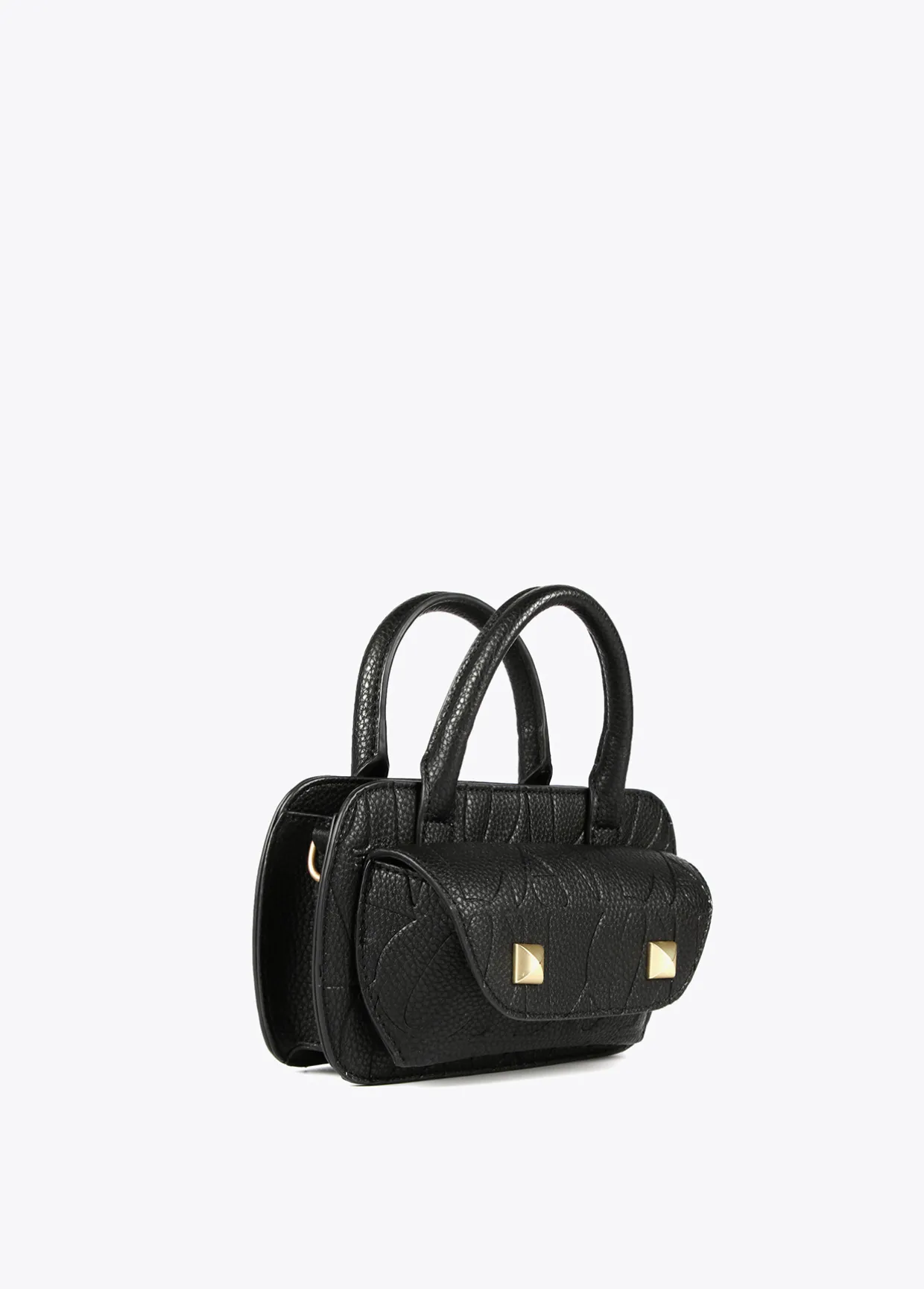 Mini bandolera con logo grabado