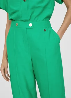 Pantalón cropped monocolor