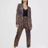Pantalón jogging estampado cebra