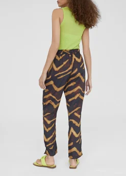 Pantalón jogging estampado zebra