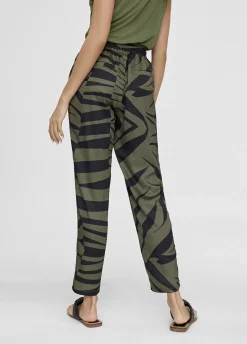 Pantalón jogging estampado cebra
