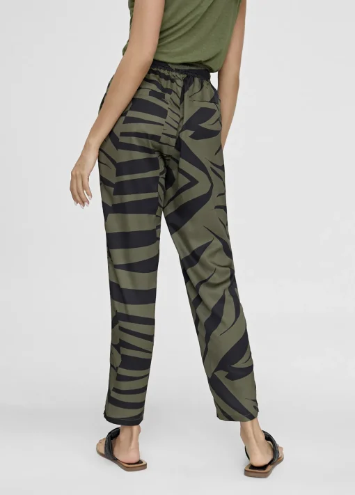 Pantalón jogging estampado cebra