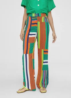 Pantalón palazzo multicolor