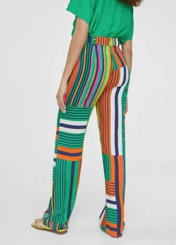 Pantalón palazzo multicolor