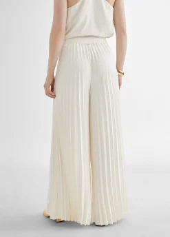 Pantalón plisado y fluído