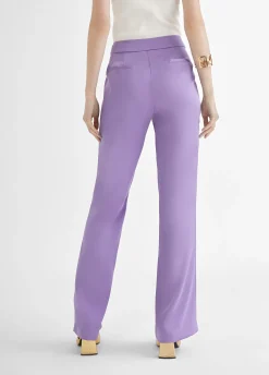 Pantalón recto fluido