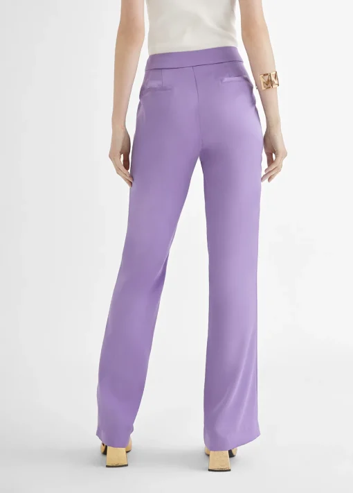 Pantalón recto fluido