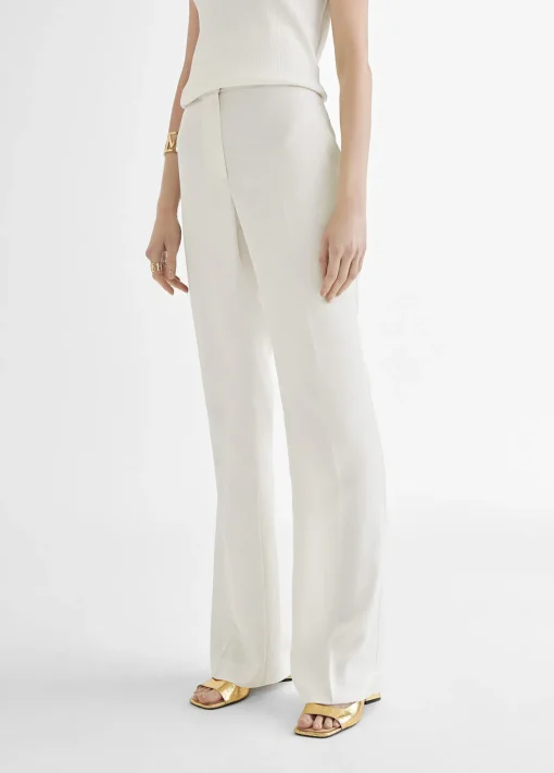 Pantalón recto fluido