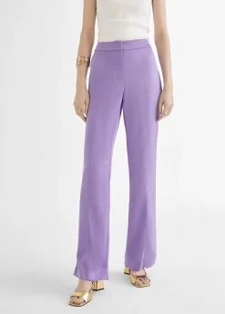 Pantalón recto fluido
