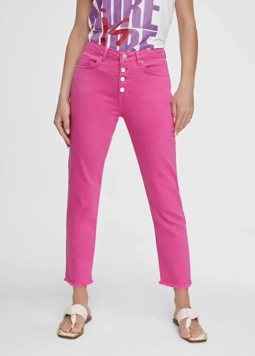 Pantalón tejano con botones