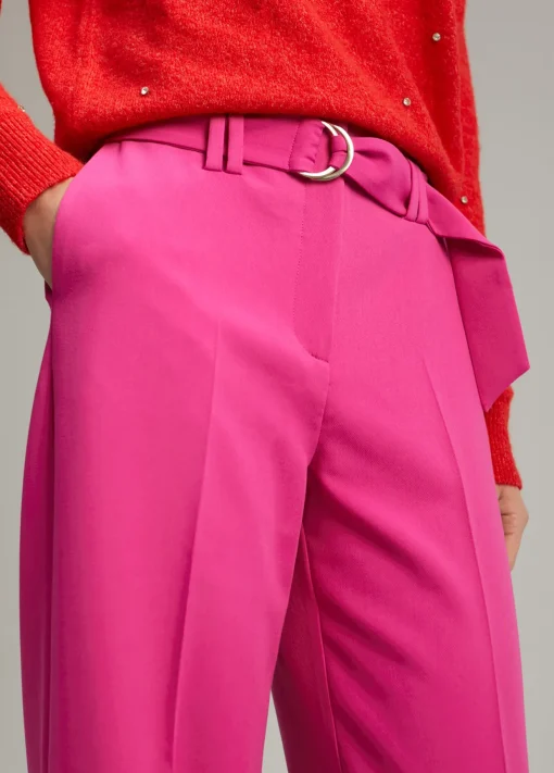 Pantalón wideleg cinturón