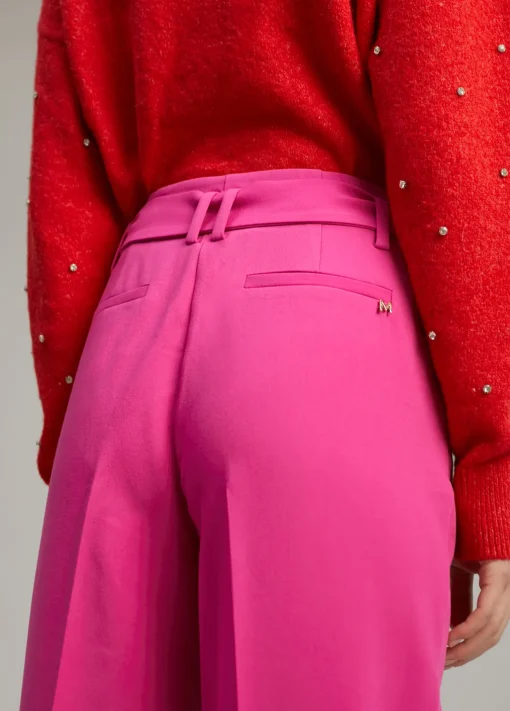 Pantalón wideleg cinturón