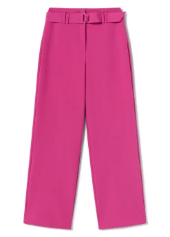Pantalón wideleg cinturón