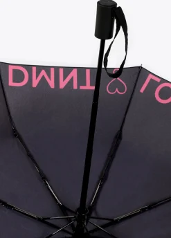 Paraguas pequeño negro automático |  Complementos | Lola Casademunt