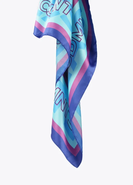 Pañuelo animal print azules