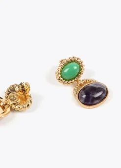 Pendientes bicolor