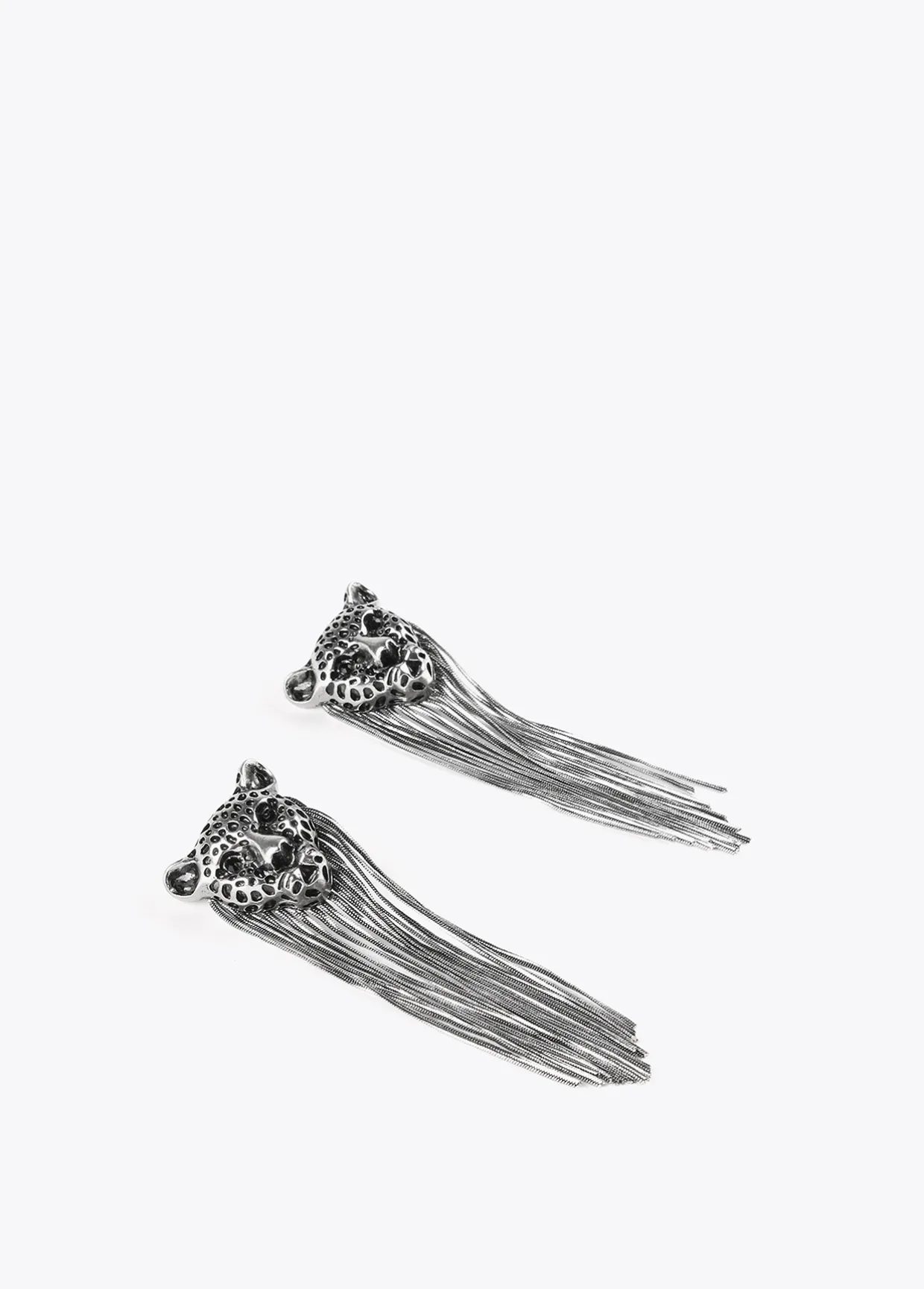 Pendientes cabeza de leopardo