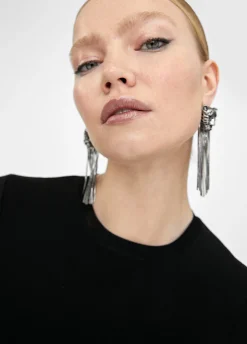 Pendientes cabeza de leopardo