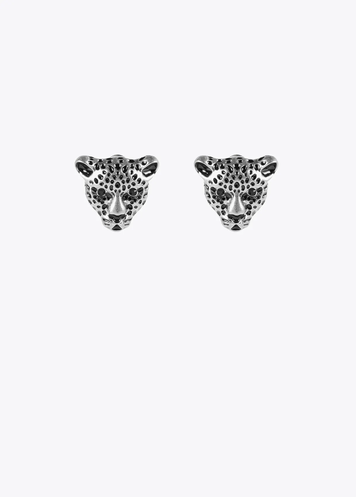 Pendientes cara leopardo