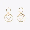 Pendientes circulo y corazón infinito