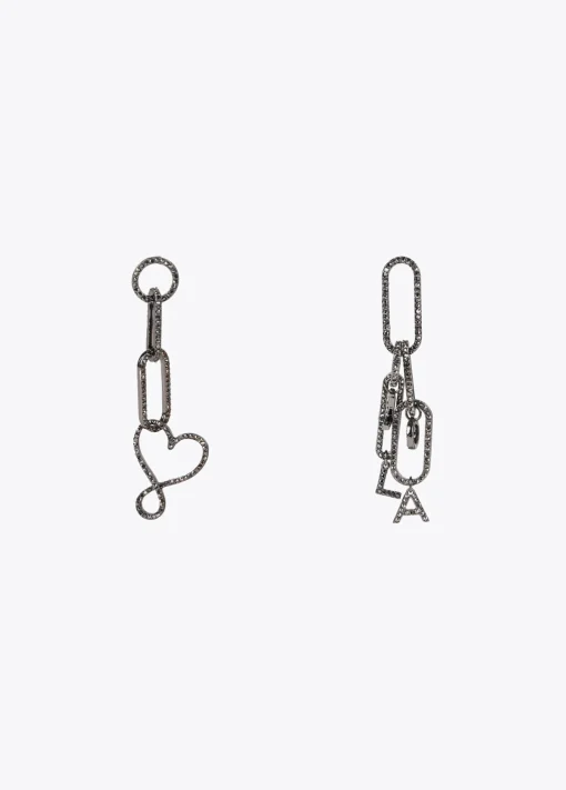 Pendientes colgantes y cristales