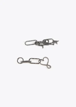 Pendientes colgantes y cristales