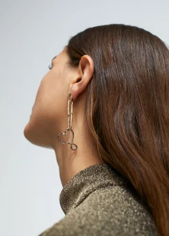 Pendientes colgantes y cristales