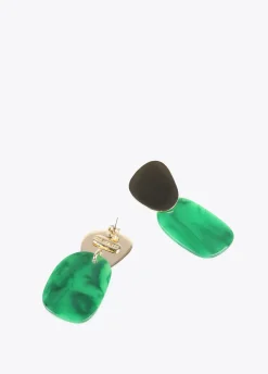 Pendientes con dos piezas