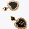 Pendientes corazón encadenado