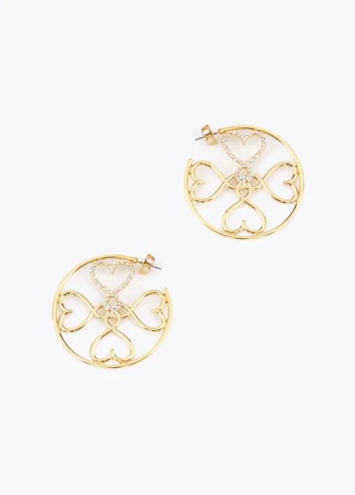 Pendientes de aro dorados