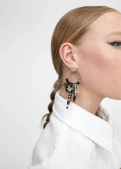 Pendientes de aro estilo africanos