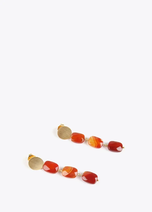 Pendientes de piedras naturales