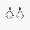 Pendientes dorados multiforma