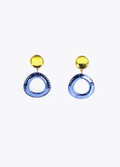 Pendientes dos piezas de colores