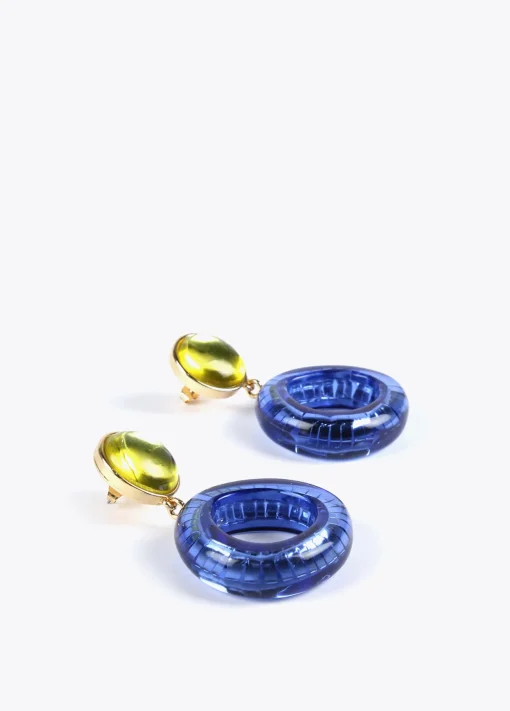 Pendientes dos piezas de colores