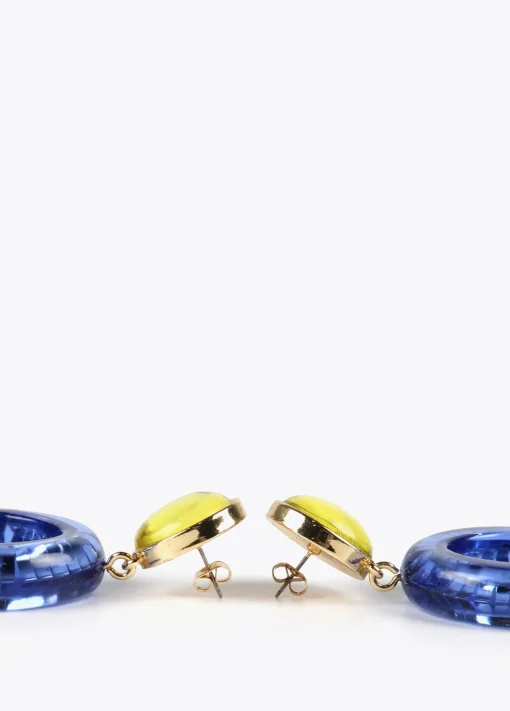 Pendientes dos piezas de colores