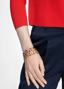 Pulsera cristales multicolor