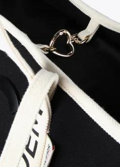 Shopper Canvas con asas logotipadas