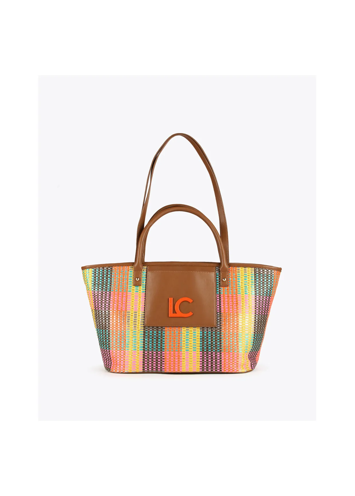 Shopper doble asa multicolor